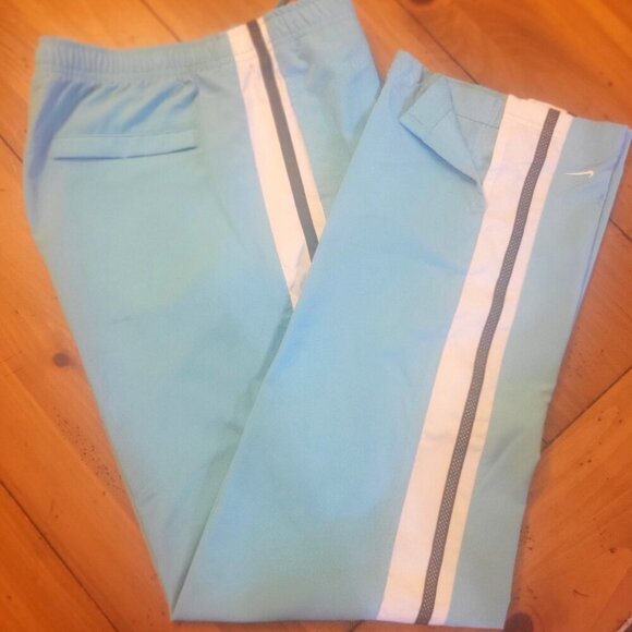 Nike Light Blue Workout/Walking Track Pant - Size M - Picture 6 of 12